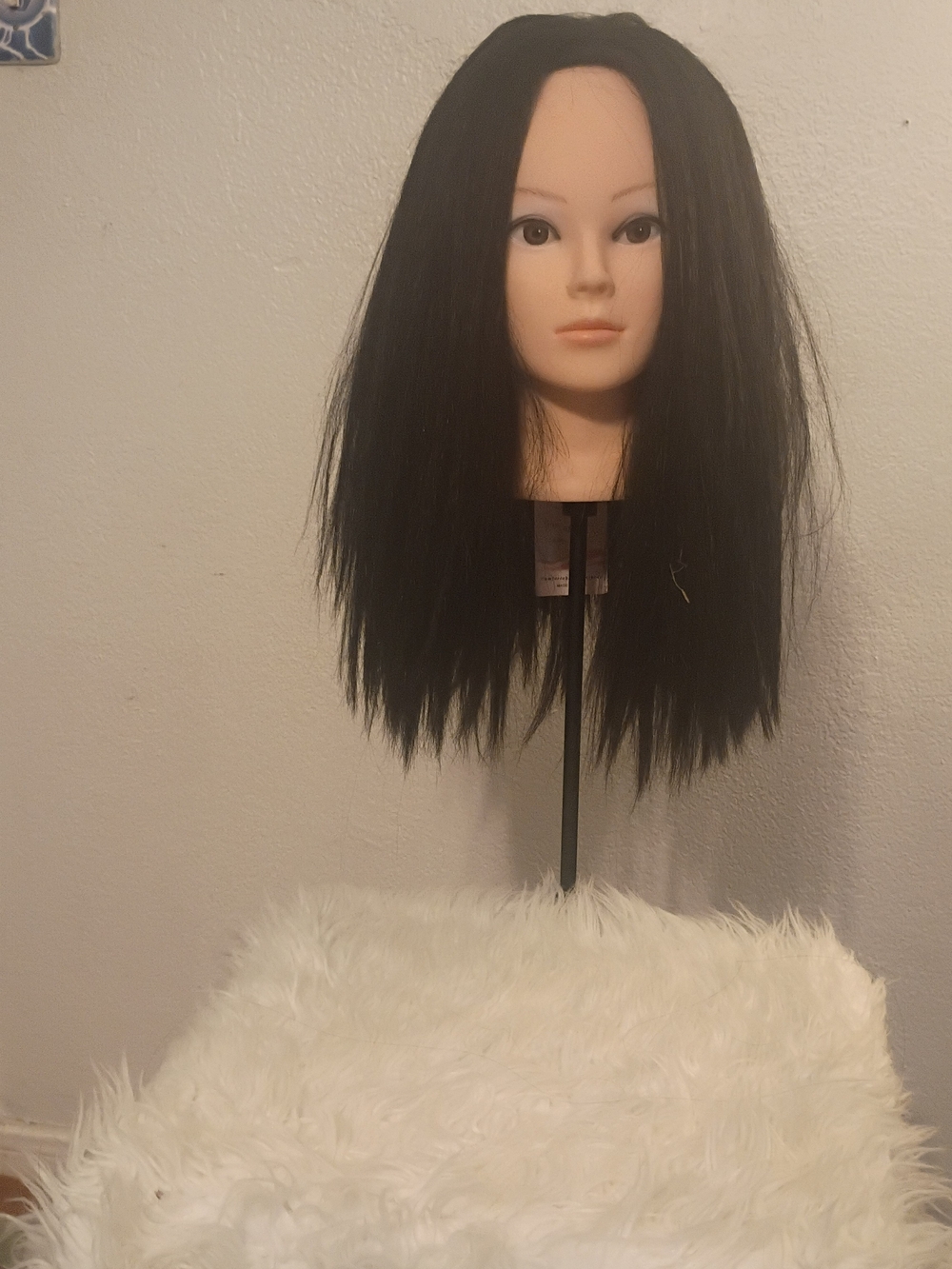 Professional Black Synthetic Wig